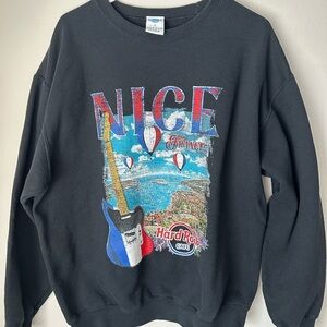 Hard Rock Cafe x PacSun Graphic Black Sweater XL